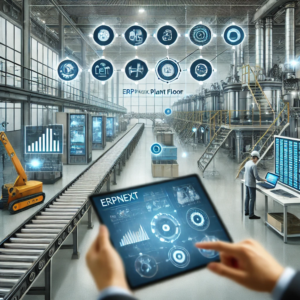 ERPNext Plant Floor Management: Simplifying Manufacturing Operations - Cover Image